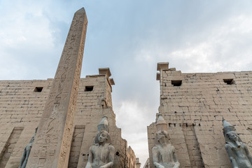 The temple in Karnak