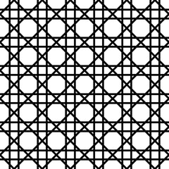 Stoffe zum Nähen Abstract geometric pattern with lattice, tiles, straight and diagonal lines