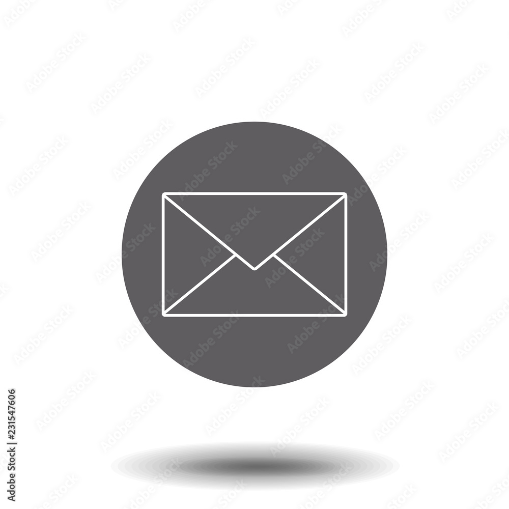Poster message concept line icon. linear message concept outline symbol design. this simple element illustr