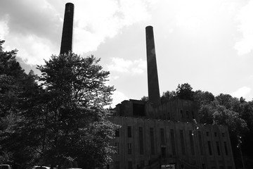 Eine alte Fabrik