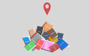 Mountain of student books. Gps.
Isolate. Easy automatic vectorization. Easy background remove. Easy color change. Easy combine. 