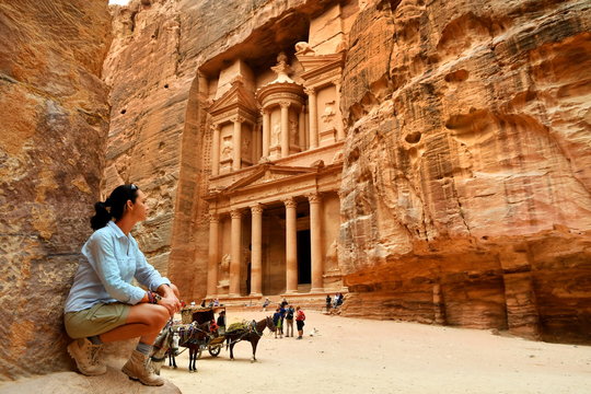 Woman in Old City Petra