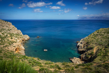 Fototapeta na wymiar Cala Rossa (Castellammare del Golfo, province of Trapani, Sicily, Italy)