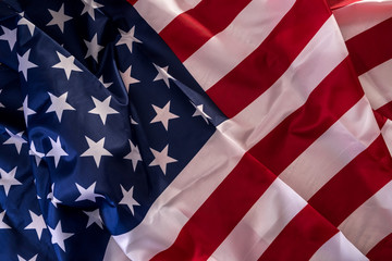 Flag of United States of America as background