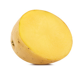 Fresh potato isolated on white background  with clipping path