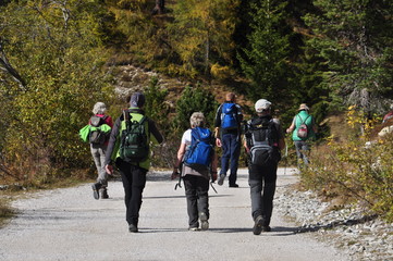 Obraz premium Bergwanderer, Wandern