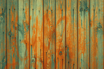 Old planks with spots of brown color