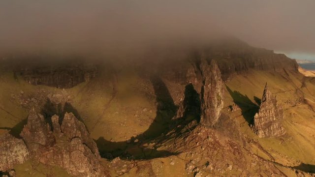 Isle of Skye Rocky Aerial View, Old Man of Stor
