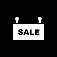 Sale icon simple flat style vector illustration