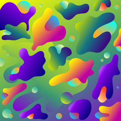 Fototapeta na wymiar Abstract magic neon fluid gradient background.