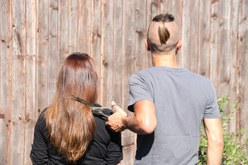 haare heimlich abschneiden II