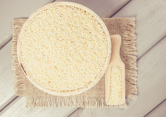 Millet - a vegetable source of protein.