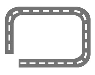 Rahmen - Autostraße
