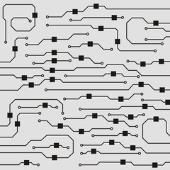 Vector microchip background