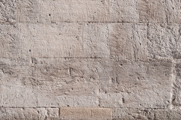 wall of rectangular stone blocks