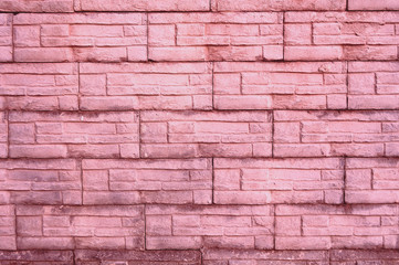 pink stone wall