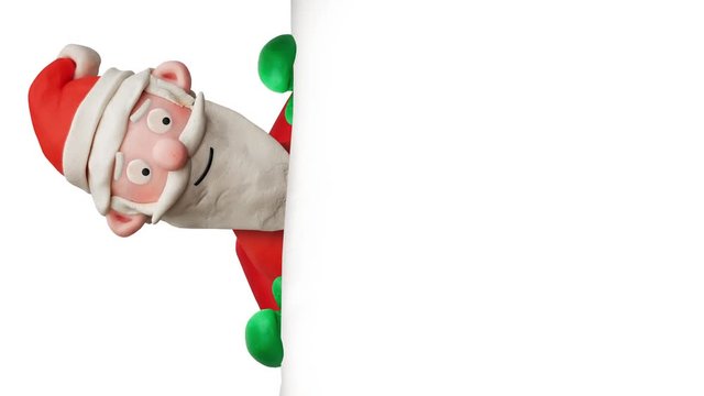 Weihnachtsmann aus Knete – Animation