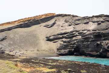 green sand beach Hawaii