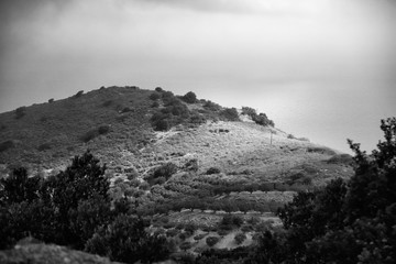 Crete Island In B&W, Greece