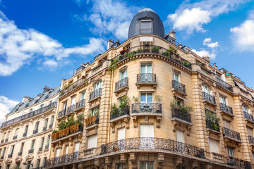 Facade of Parisian building