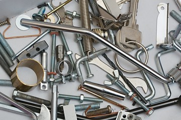 Shiny metal objects