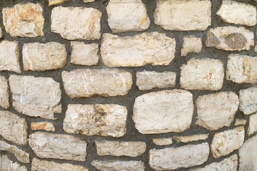 Stone wall, old masonry as a background