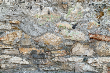 Stone masonry wall, background
