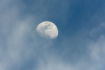 Naklejka na ściany i meble The Moon through Clouds