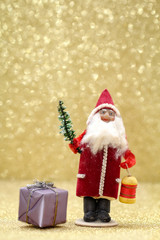 Glitzer, Weihnachtsmann, Engel, Geschenk