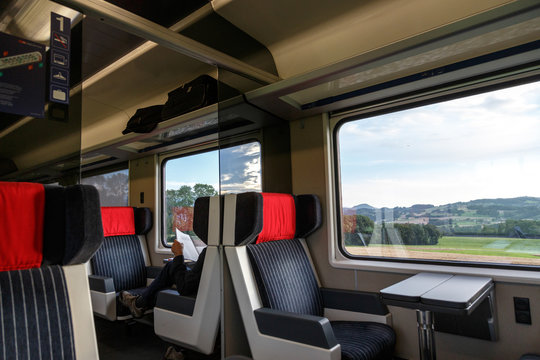 interior of a train