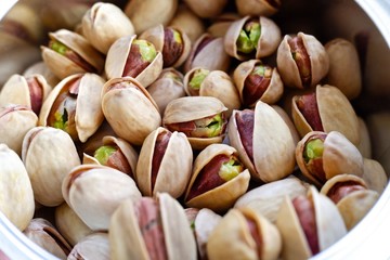 pistachios in a bowl