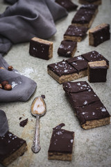 Date Caramel Chocolate Bars