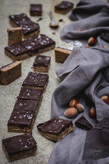 Date Caramel Chocolate Bars