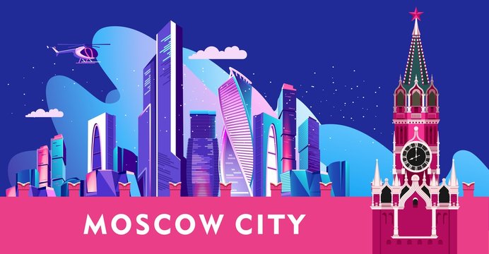 Moscow city banner