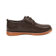 Office leathers man shoes isolated on white