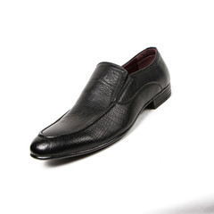 Office leathers man shoes isolated on white