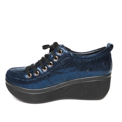 Women's demi-season shoes leather isolated on white background