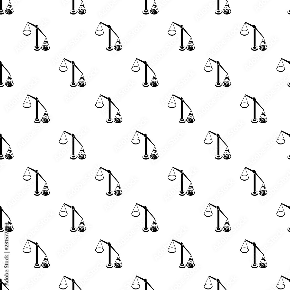 Aufkleber balance election pattern vector seamless repeating for any web design
