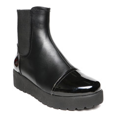 Women's demi-season shoes leather isolated on white background