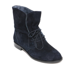 Women's demi-season shoes leather isolated on white background