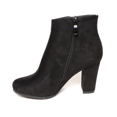 Women's demi-season shoes leather isolated on white background