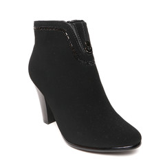 Women's demi-season shoes leather isolated on white background