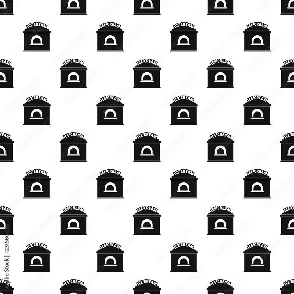 Poster ice creme trade pattern seamless vector repeat geometric for any web design