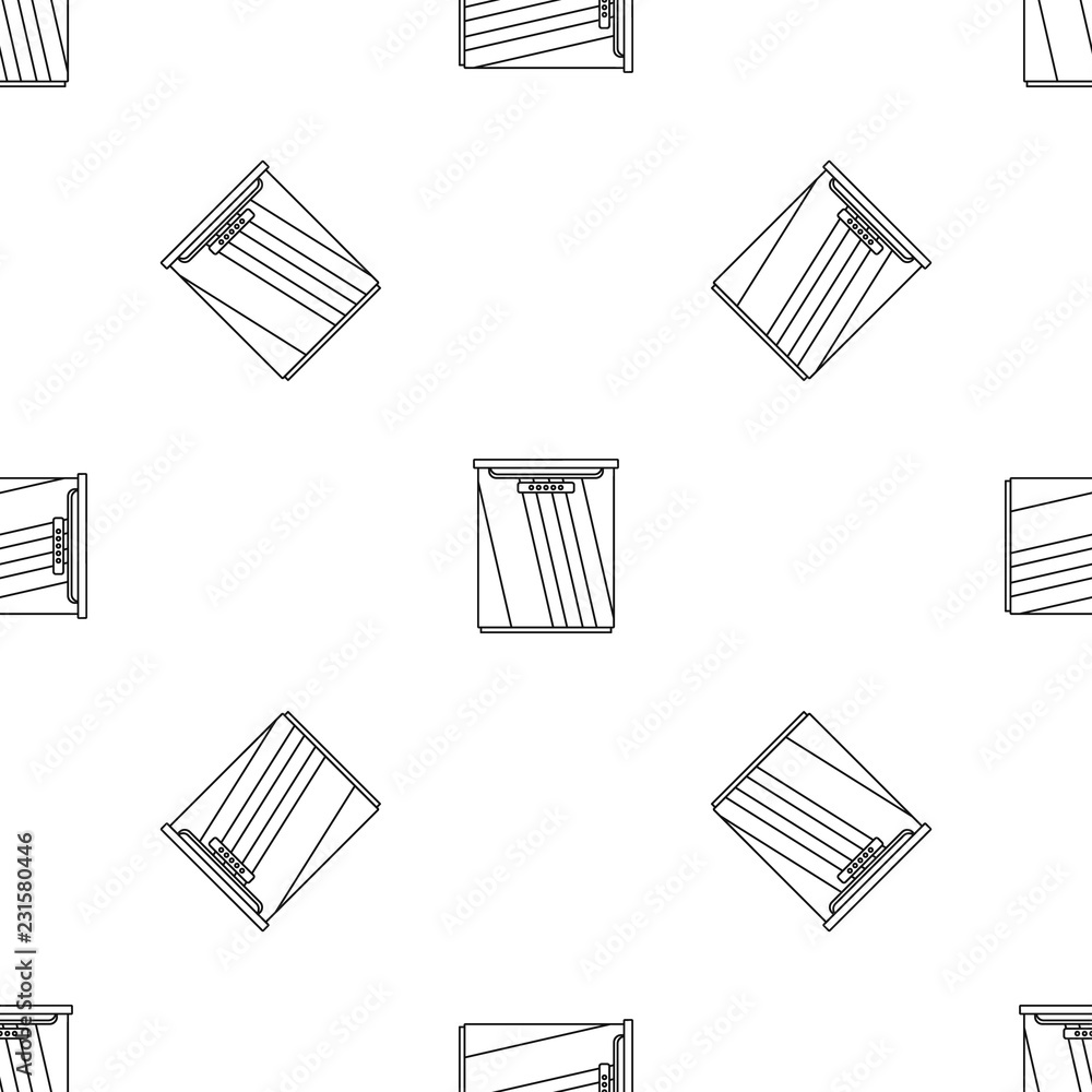 Poster freezer pattern seamless vector repeat geometric for any web design