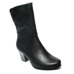 Women's demi-season shoes leather isolated on white background