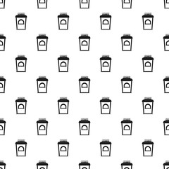 Coffee selling pattern seamless vector repeat geometric for any web design