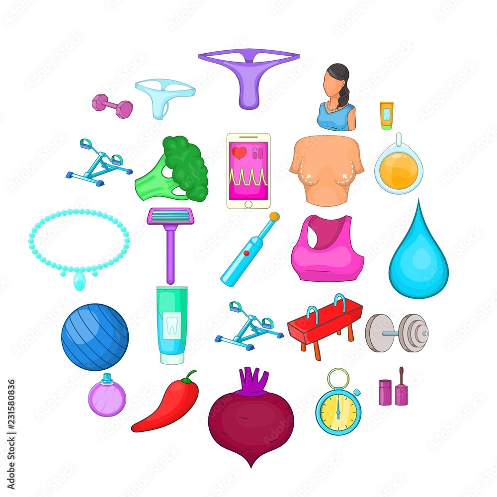 Poster salve icons set. cartoon set of 25 salve vector icons for web isolated on white background