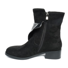 Women's demi-season shoes leather isolated on white background