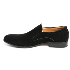 Women's demi-season shoes leather isolated on white background