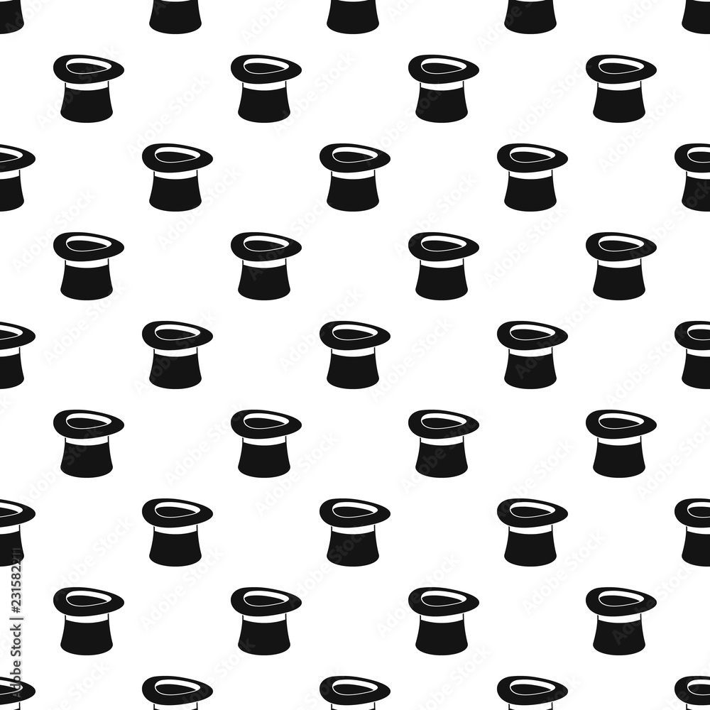 Poster inverted hat pattern seamless vector repeat geometric for any web design